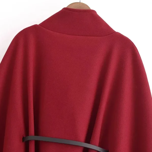 Women's Short Cape Coat - Image 12