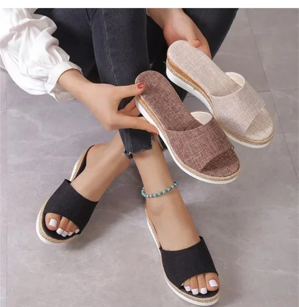 Elegant Wedge Sandals - Image 9