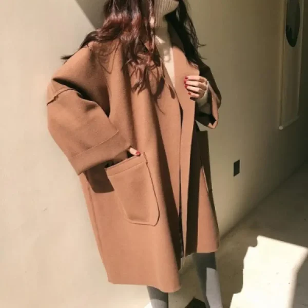 Women's Wool Blend Overcoat