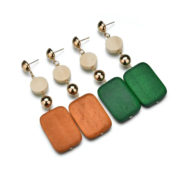 wild fashion simple pearl bean earrings