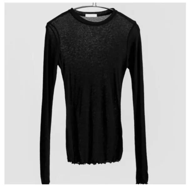 slim fit long sleeve t shirt