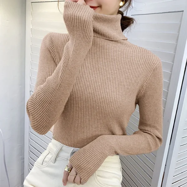 cozy turtleneck sweater for women