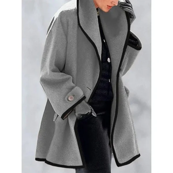 women's casual wool blend jacket