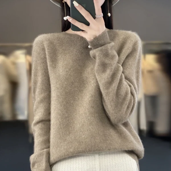 premium 100% merino wool sweater