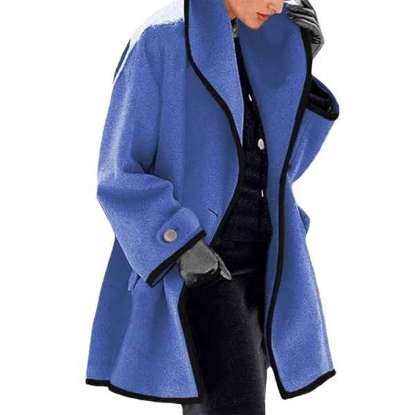 women's casual wool blend jacket