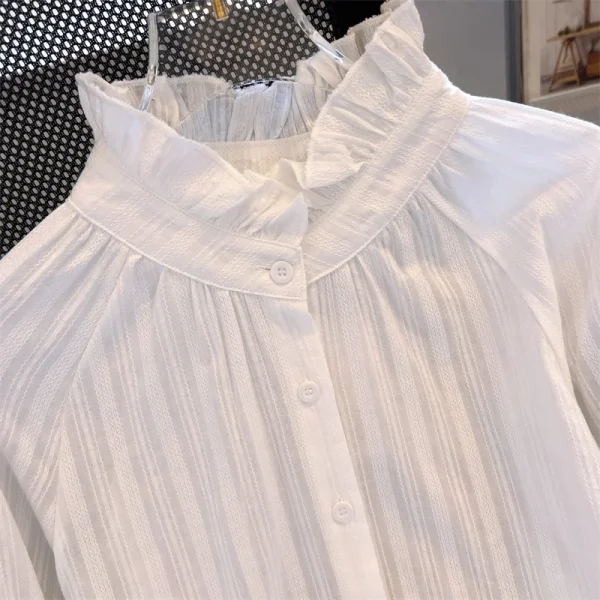 women's ruffled blouse