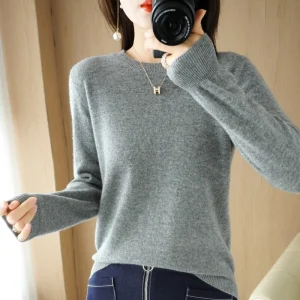 elegant cashmere blend sweater