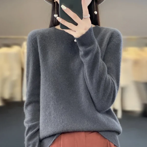 premium 100% merino wool sweater