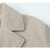 women's elegant wool blend coat