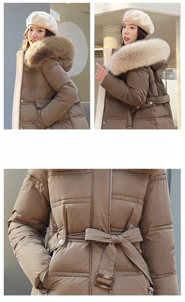 winter down cotton parka jacket