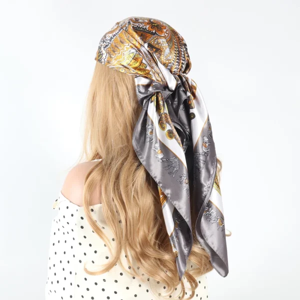 silk hair scarf