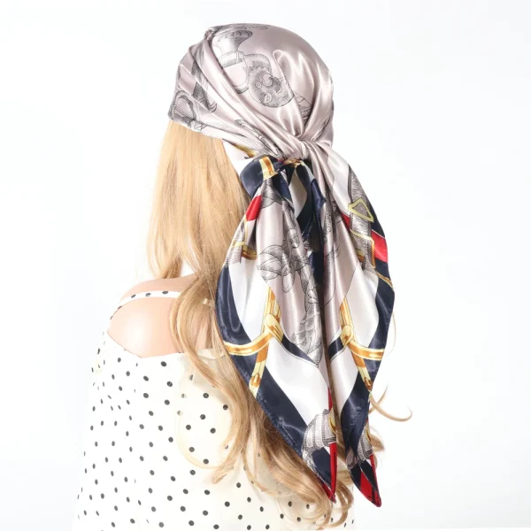 silk hair scarf