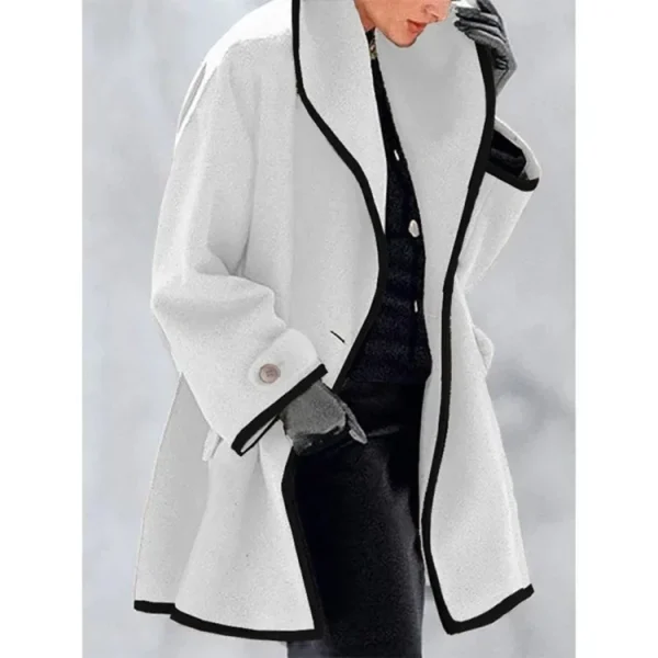 women's casual wool blend jacket