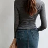 slim fit long sleeve t shirt