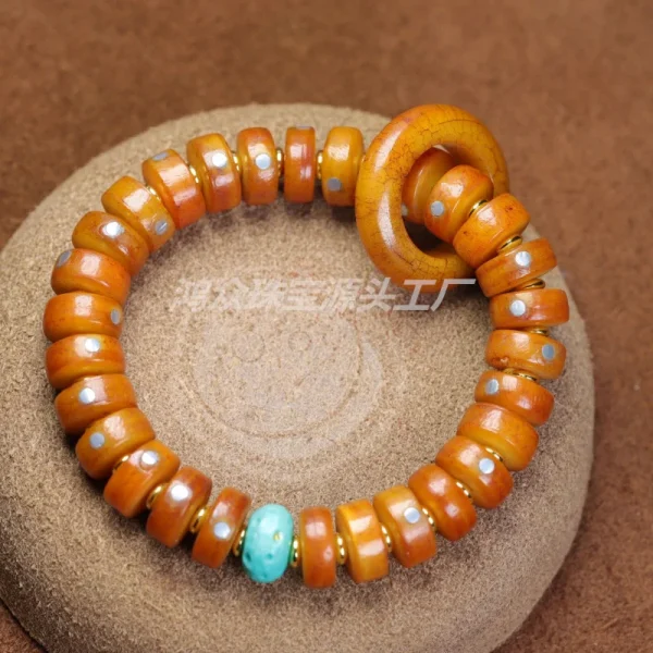 tibetan ethnic silver nail bracelet