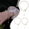 honey peach pendant bracelet