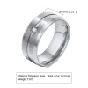 single zircon ring for men