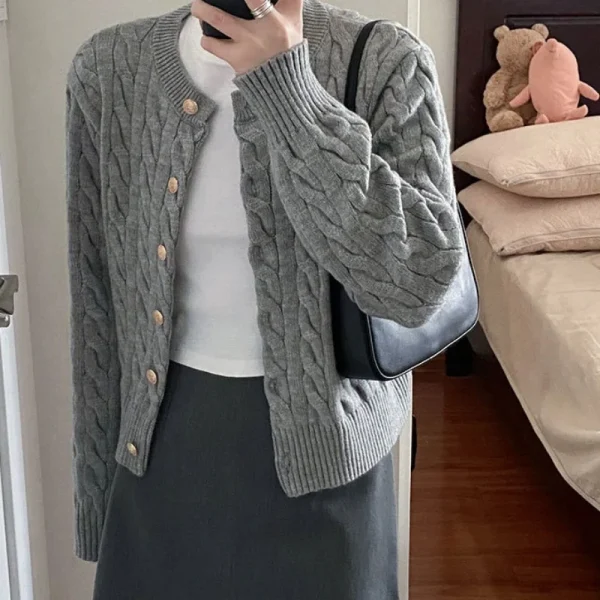 vintage long sleeve cardigan