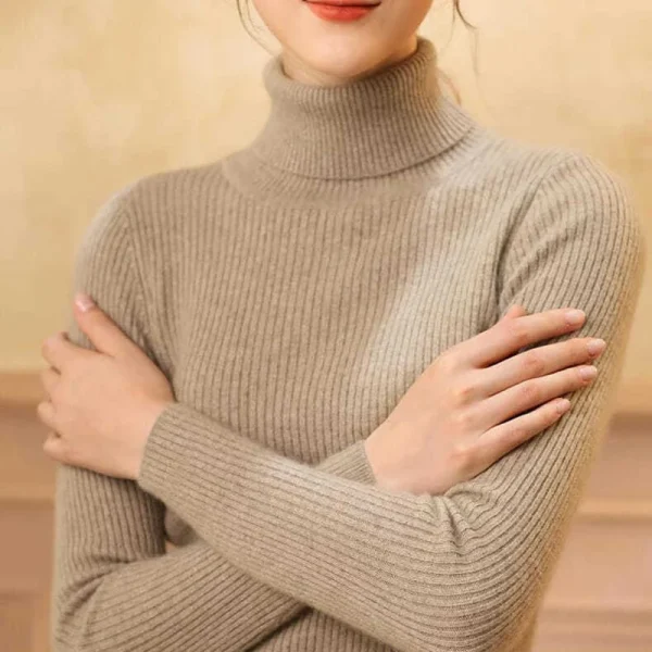 cozy turtleneck sweater for women