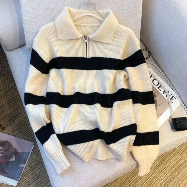 women's vintage striped sweater