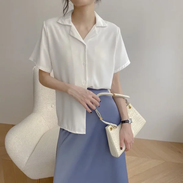 chic summer chiffon blouse