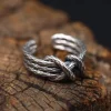 retro woven rope ring