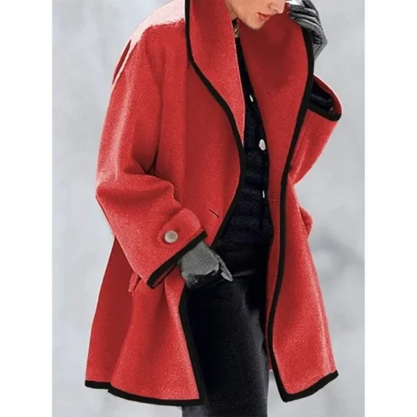 women's casual wool blend jacket