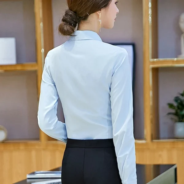 elegant women's work blouse