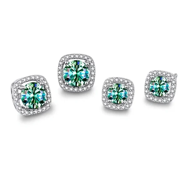 moissanite stud earrings