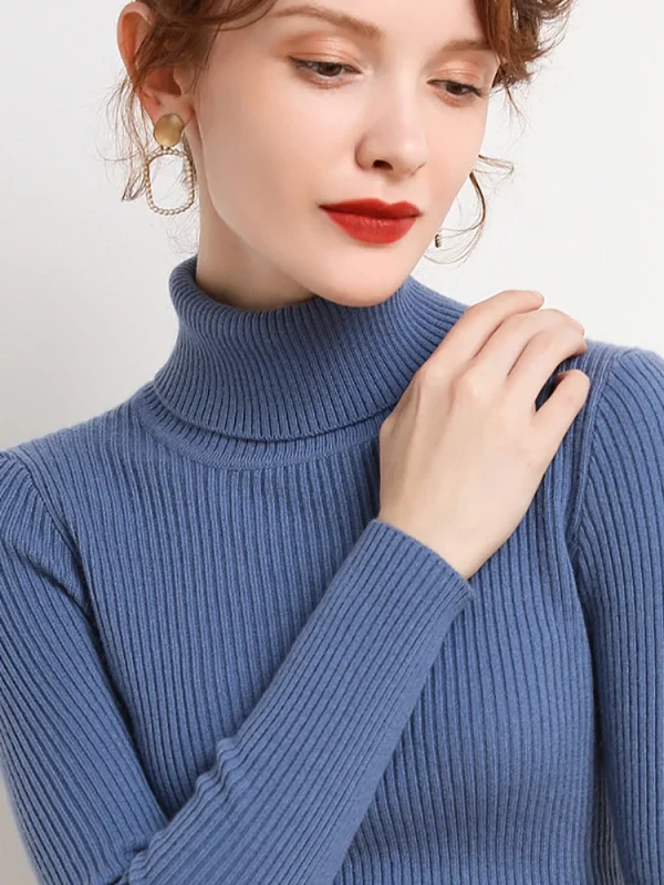 cozy turtleneck sweater for women