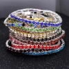 luxury rhinestone inlaid bracelet for women