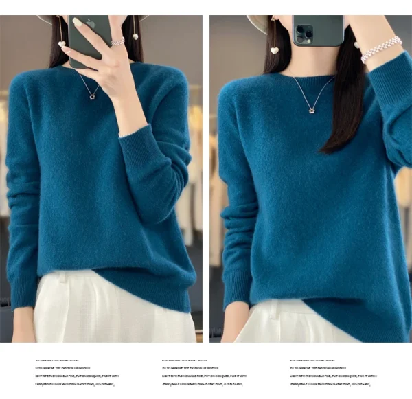 premium 100% merino wool sweater