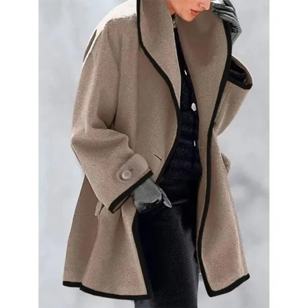 women's casual wool blend jacket