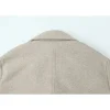 women's elegant wool blend coat