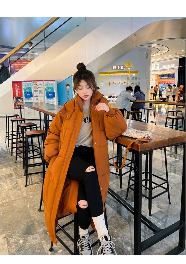 winter & autumn women's white duck down hoodies puffer jacket