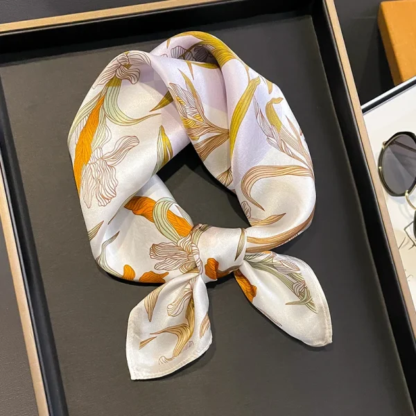 elegant 100% silk square scarf