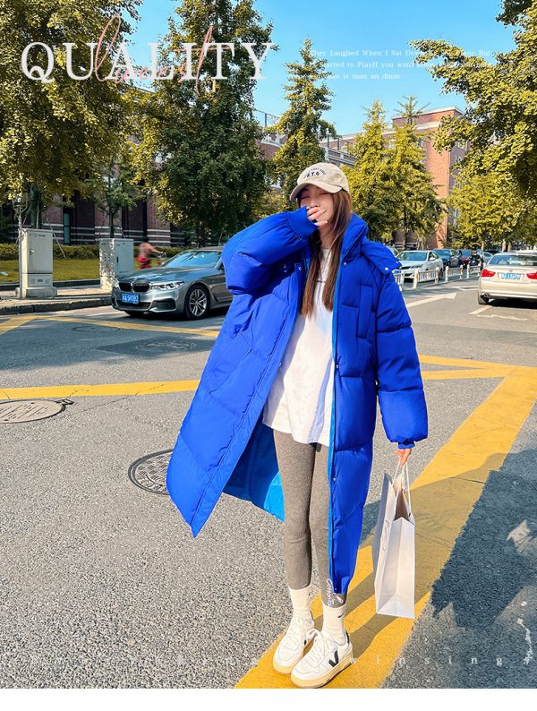winter & autumn women's white duck down hoodies puffer jacket