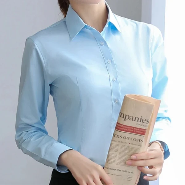 elegant women's work blouse