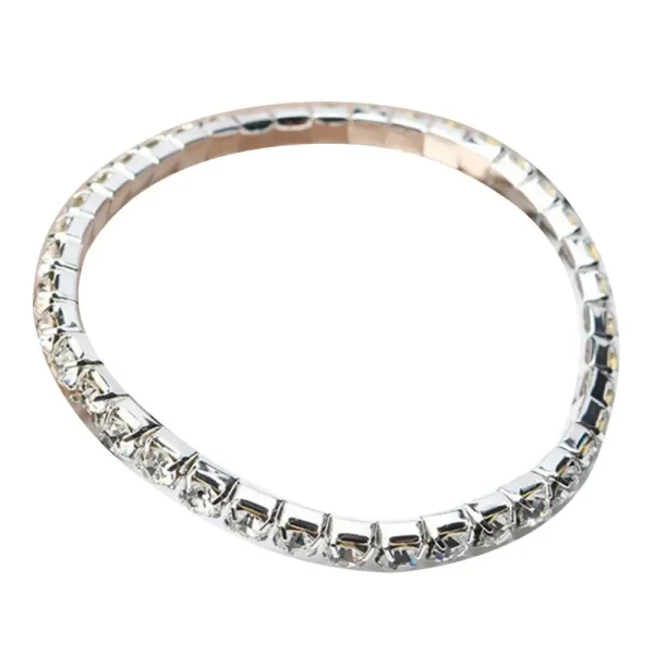 luxury rhinestone inlaid bracelet for women