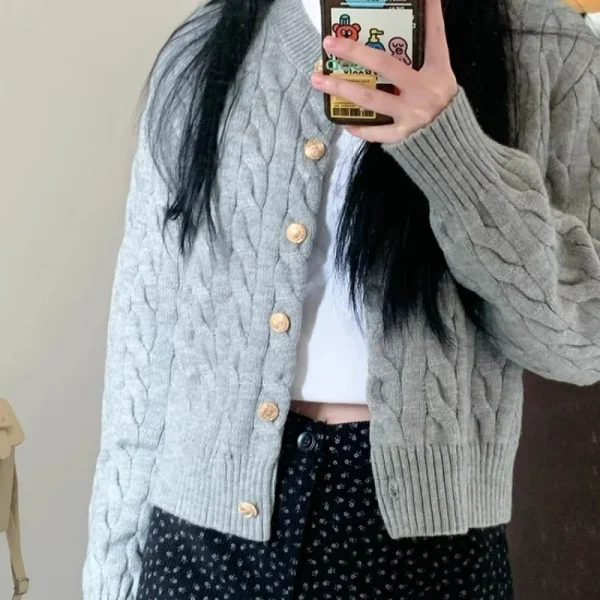 vintage long sleeve cardigan