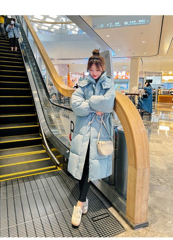 winter & autumn women's white duck down hoodies puffer jacket