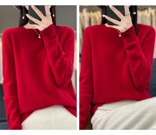 premium 100% merino wool sweater