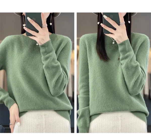 premium 100% merino wool sweater