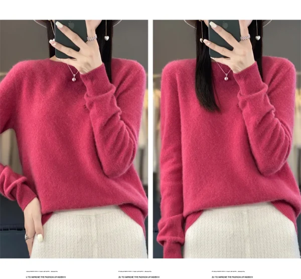 premium 100% merino wool sweater