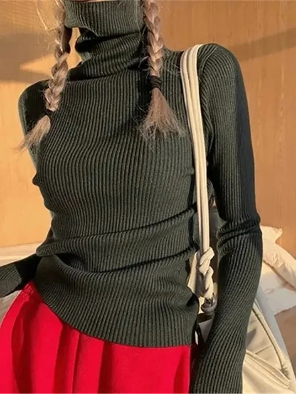cozy turtleneck sweater for women
