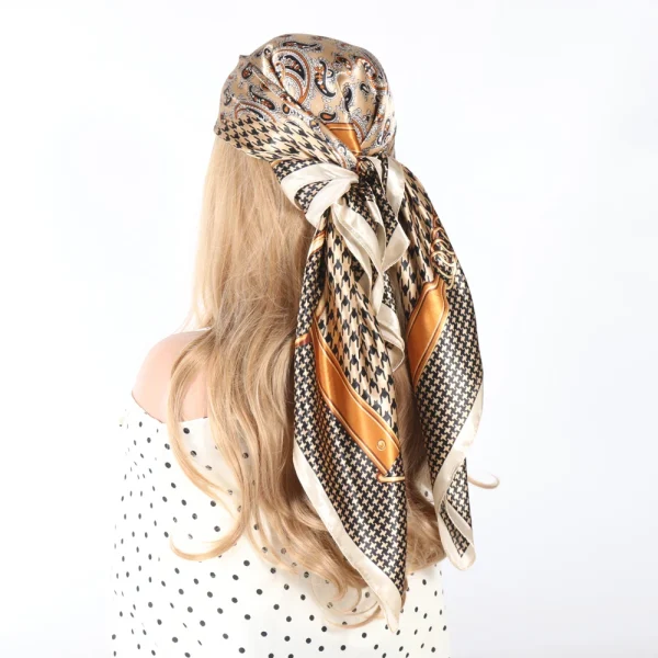 silk hair scarf