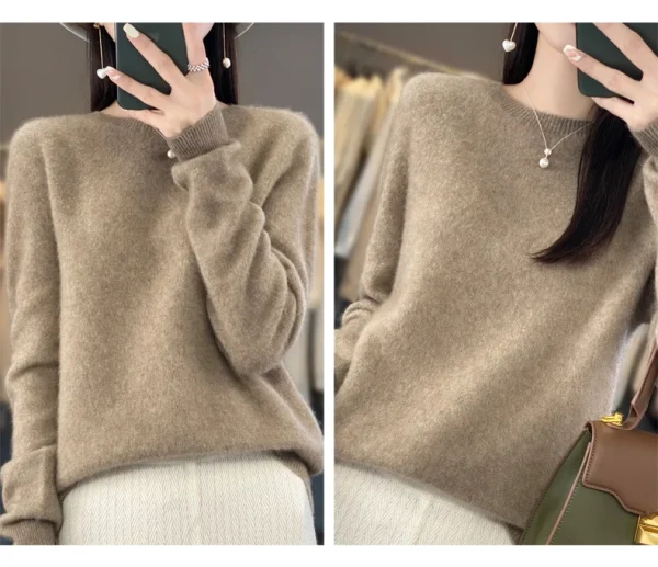 premium 100% merino wool sweater