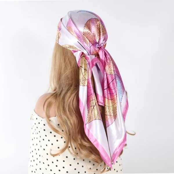 silk hair scarf