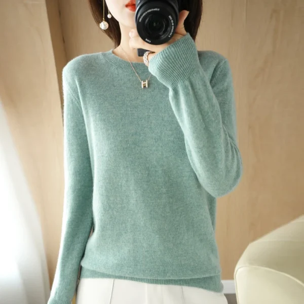 elegant cashmere blend sweater