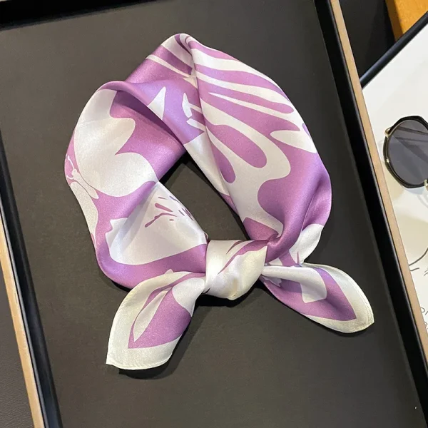 elegant 100% silk square scarf